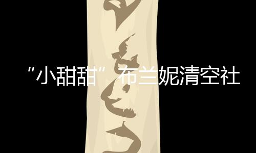 布 不布婚甜甜账户小讯兰妮刚宣久前清空社交