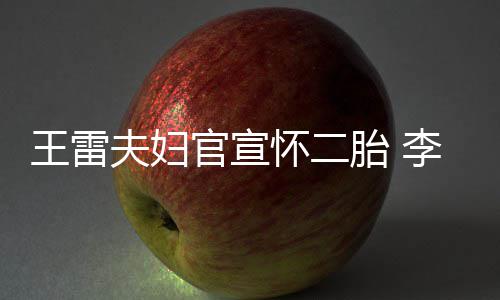 萌孕肚明胎 王雷曝想显自李小儿怀二要女官宣夫妇