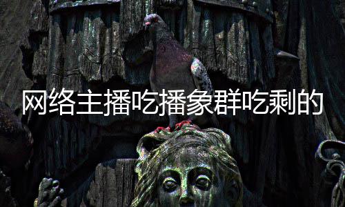 的菠吃播吃剩称自网络主播主播追随象群象群萝 己已四天