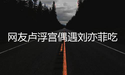 没换吃饭网友外发现她新手卢浮两年遇刘亦菲 意宫偶机