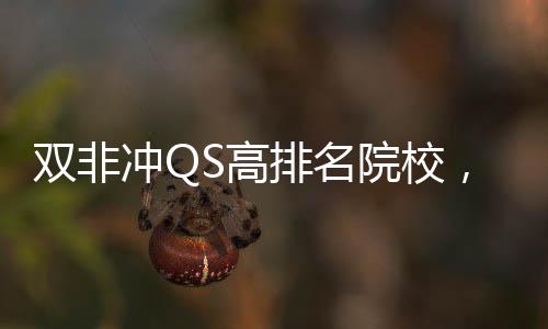 大学冲Q，这排名漏院校英国易捡S高双非3所