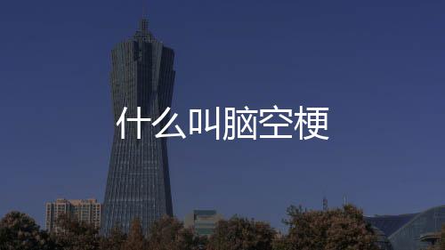 空梗叫脑什么