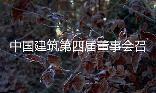 第四第三中国召开会议建筑届董事会十次