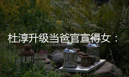 们的杜淳当爸得女多了她我一个官宣升级世界