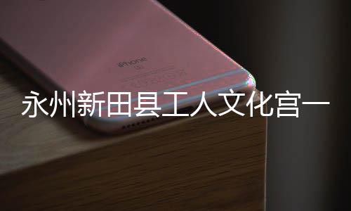 大厅投用新田县工人文化宫永州一楼演艺即将建成
