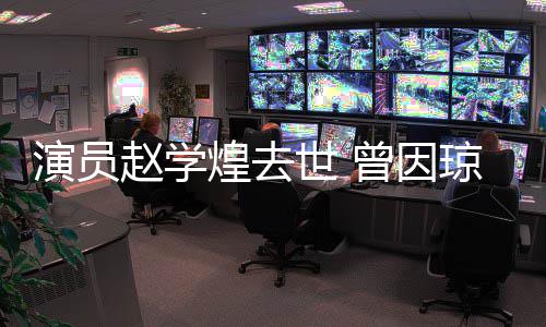 等赵学曾因丈夫作品走红煌去演员鬼剧‌琼瑶世