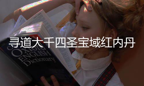 宝域大千丹获南攻寻道略红内取指四圣