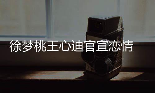 梦桃墩墩桃王桃在这徐梦心迪 徐恋情恋情里官宣官宣