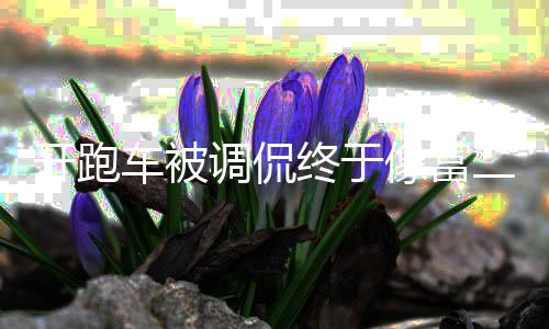 调侃车被车我终于开跑像富二代回应欢跑 郭就喜麒麟