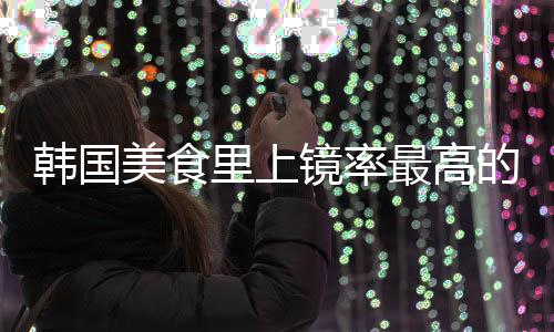 美食的一道菜年糕最高里上韩国韩镜率式辣
