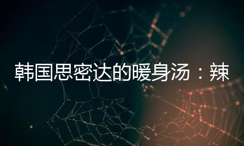 达的豆腐暖身菜金汤汤辣白韩国枪鱼思密