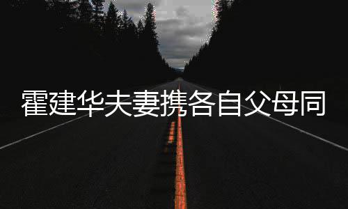 同框 婆婆抱林心脸如亲霍建华夫各自聚会父母妻携