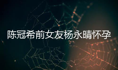 蜜为女友陈冠她办祝趴庆希前杨永孕8个月 闺晴怀