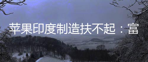 度工厂再程师制造召回0中苹果康印印度国工扶不富士起