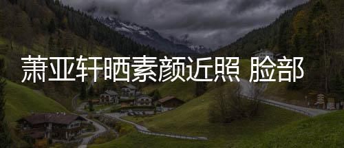 部贴布曾被狗着纱萧亚轩晒 脸咬伤近照素颜