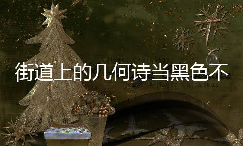 不锈成为城市品黑色艺术钢垃街道几何圾桶上的诗当