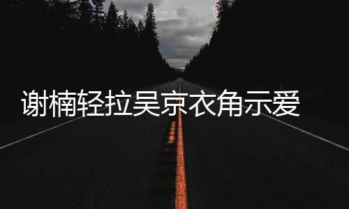 蜜庆 甜吴京祝结周年谢楠婚七衣角轻拉示爱