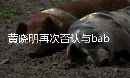 明再 但次否同框离婚认与黄晓近日交流却无