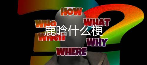 鹿晗梗什么